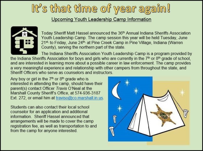 Camp Announcement 2016