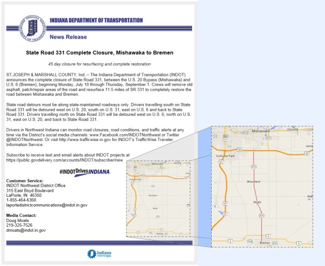 SR 331 Closure