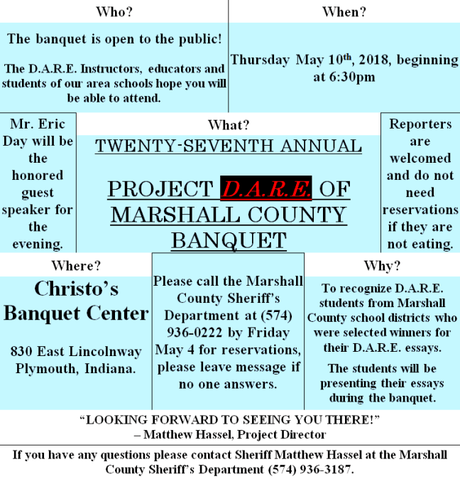 27th Annual D.A.R.E. Banquet