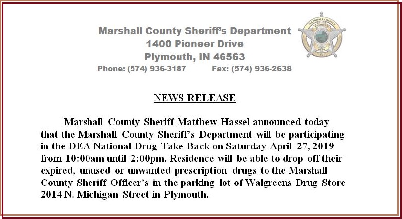 News Release 4-23-19